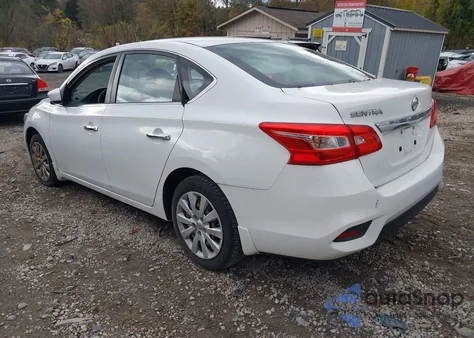 2016 Nissan Sentra S из США, поврежденный, VIN 3N1AB7AP8GY264380